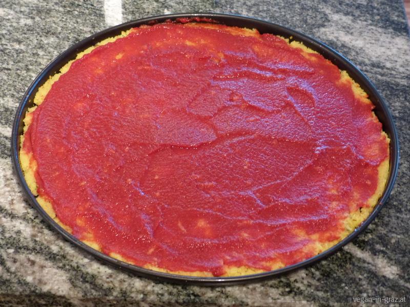 Polenta Pizza Tomatensauce